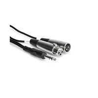 HOSA TECHNOLOGY 1/4 in TRS to XLR3M and XLR3F Insert Cable (3m)