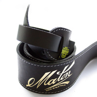 MATON Standard Leather Guitar Strap Black