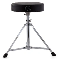 Mapex T400 Single Braced 3-Leg Black Vinyl Drum Stool