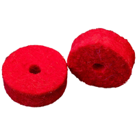 Tuner Fish Lug Locks - Cymbal Felts Red
