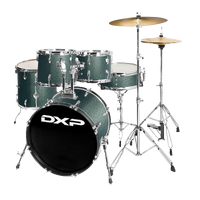 DXP Student 5 Pce Fusion Drum Kit Gun Metal Grey