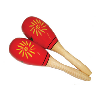 MANO PERCUSSION Wood Red Maracas Pair UE410