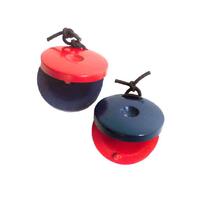 MANO PERCUSSION Wood Castanets Red & Blue Pair UE542
