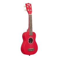 KALA Ukadelic Soprano Ukulele Cherry Bomb