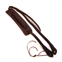 DSL Brown Leather Saddle Ukulele Strap