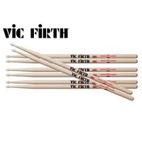 VIC FIRTH Promotion Pack 7A Hickory Nylon Tip Drumsticks