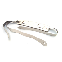 DSL Vintage Leather Narrow Strap White