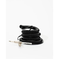 VOLTAGE CABLE CO. Vintage Coil Black 25ft Coiled Cable