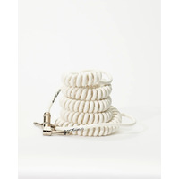 VOLTAGE CABLE CO. Vintage Coil White 25ft Coiled Cable