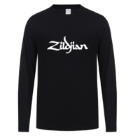 ZILDJIAN Long Sleeve Black T-Shirt