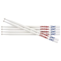 ZILDJIAN Travis Barker Signature Wood Tip White Wood Tip Sticks