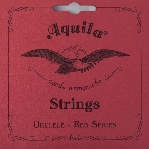 AQUILA Red Soprano Ukulele String Set