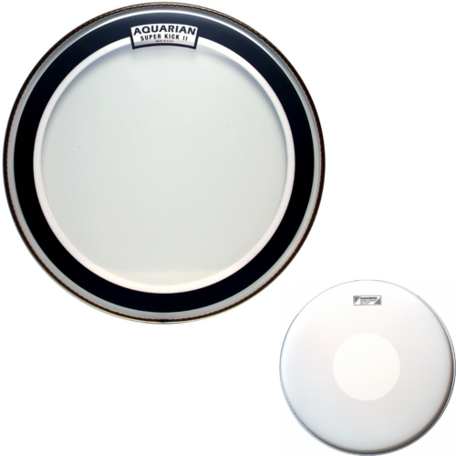 AQUARIAN SKII 22 Inch Drumhead + TCPD 14 Inch Drumhead Pack