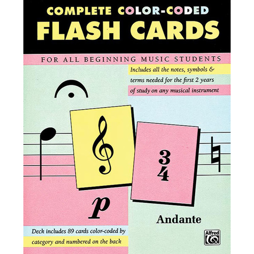 Alfred Complete Colour Coded Flashcards