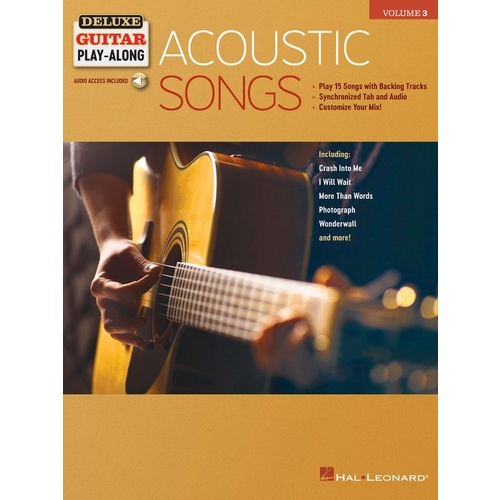 Acoustic Songs Deluxe Guitar Play-Along Volume 3