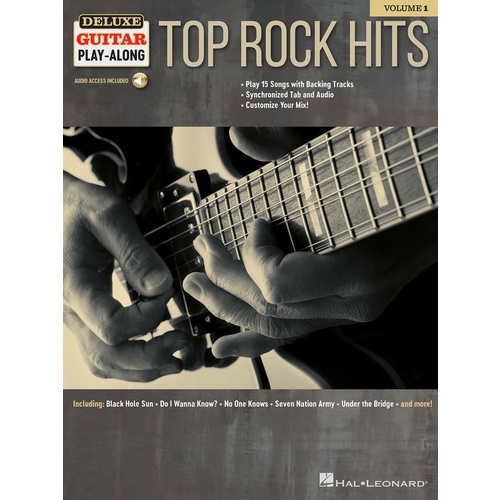 Top Rock Hits Deluxe Guitar Play-Along Volume 1