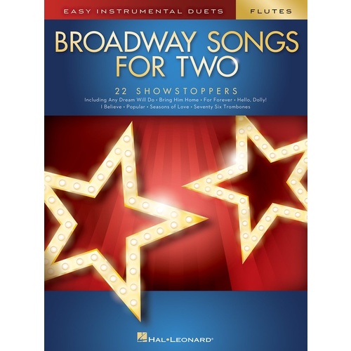 Broadway Songs for Two Flutes - Duet
