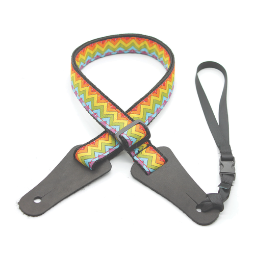 DSL Ukulele Weaving 25UKPOLY-ZIG Ukulele Strap