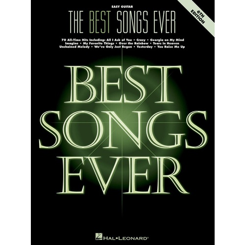 The Best Songs Ever Easy Guitar
