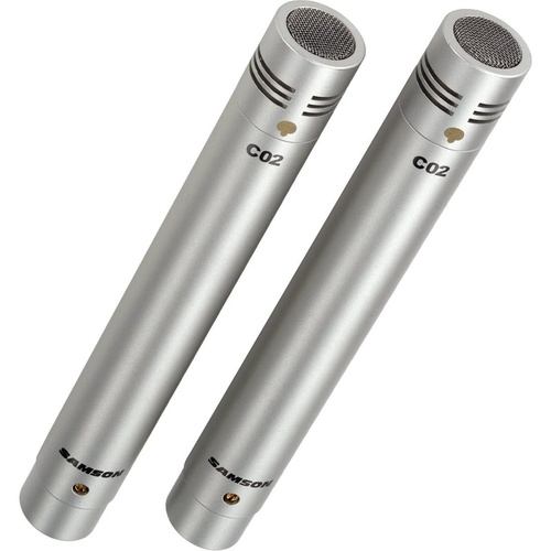 Samson C02 Small Diaphragm Pencil Condensor Microphone Pair