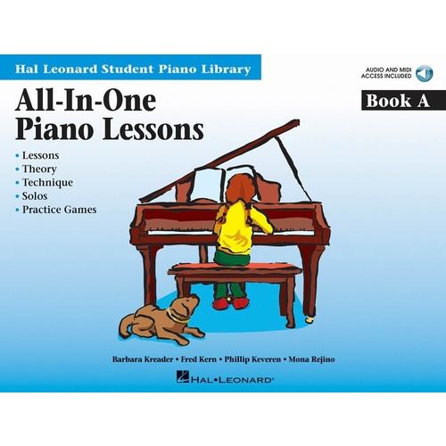 Hal Leonard HLSPL All-in-One Piano Lessons Book A - Book/OLA