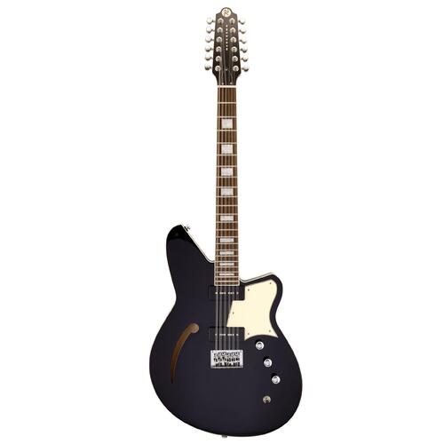 REVEREND Airwave 12 String Midnight Black Electric Guitar