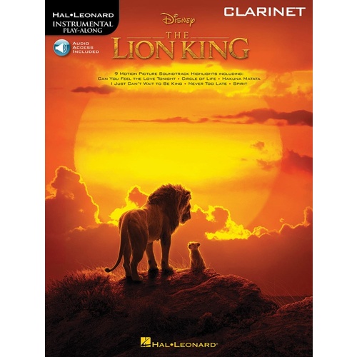 The Lion King - Clarinet