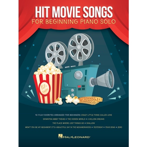 Hit Movie Songs for Beginning Piano Solo