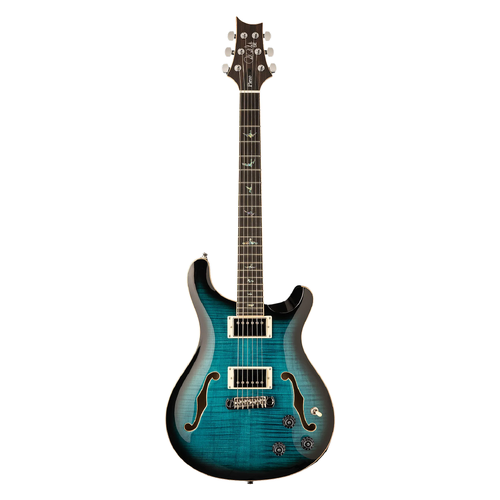 PRS SE Hollowbody II Piezo Peacock Blue Burst Electric Guitar