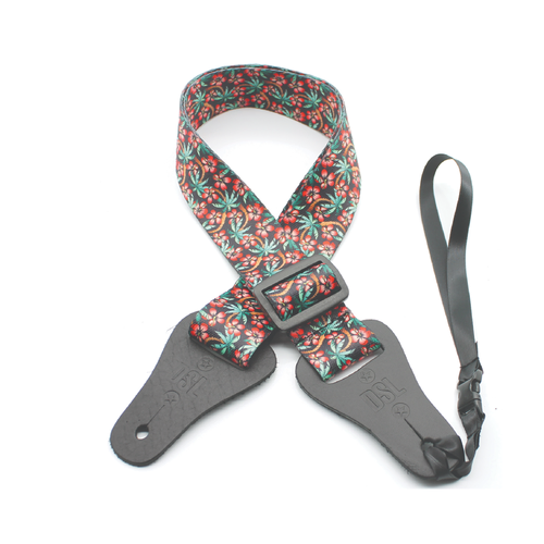 DSL Ukulele Weaving 38UKPOLY-HIB-RED Ukulele Strap