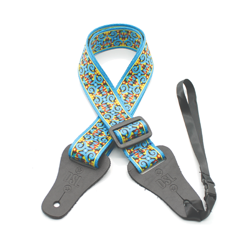 DSL Ukulele Weaving 38UKPOLY-SW-BLUE Ukulele Strap