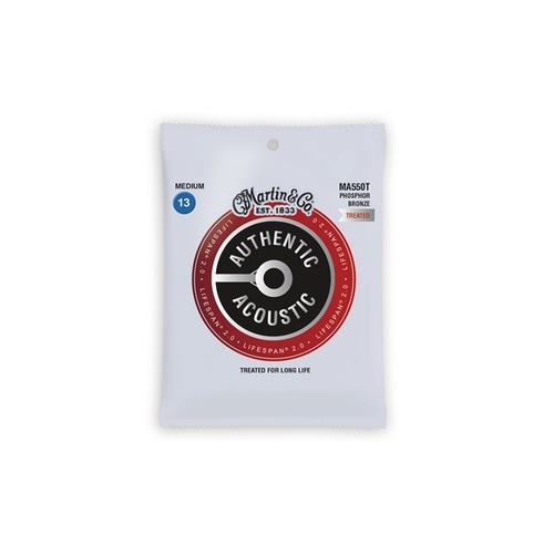 MARTIN Authentic Treated Acoustic Guitar String Sets 