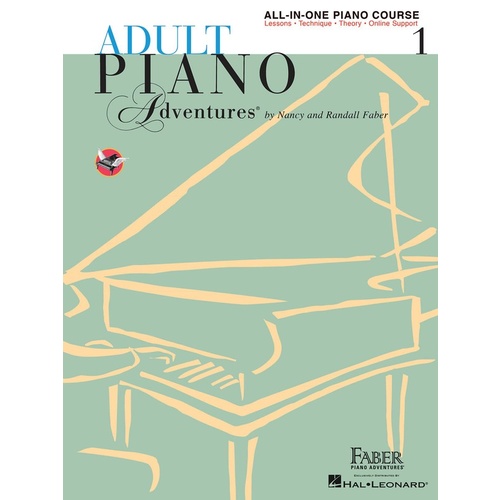 Piano Adventures Adult All-In-One Lesson Book 1
