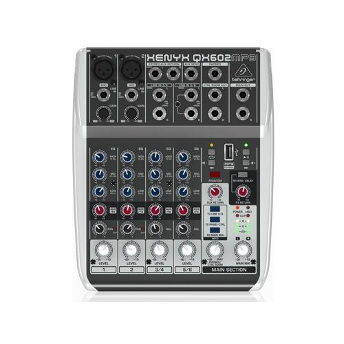 BEHRINGER Xenyx QX602MP3 6 Channel Mixing Console