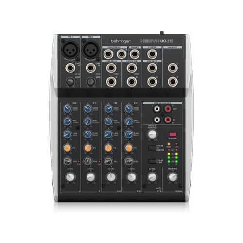 BEHRINGER Xenyx 802S 8 Channel Mixing Console w/USB
