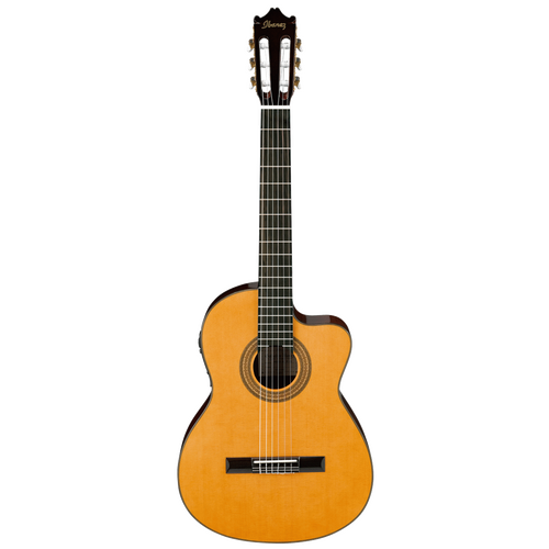 IBANEZ GA5TCE Thinline Cutaway Classical Guitar with Pickup