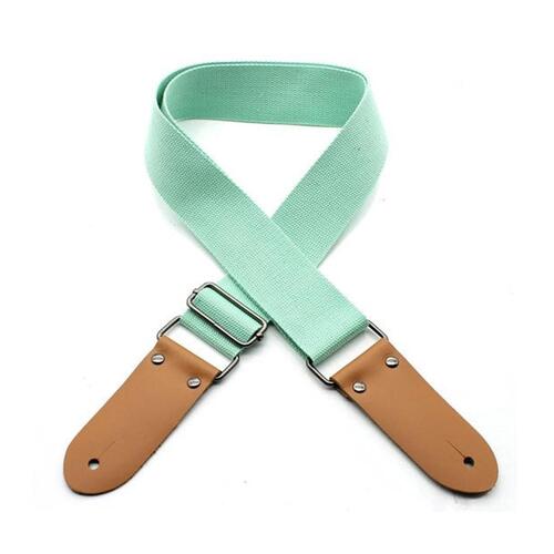 DSL Cotton Guitar Strap Aqua