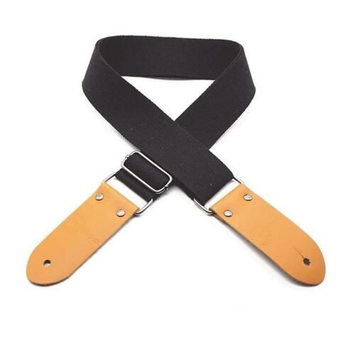 DSL Cotton Guitar Strap Black