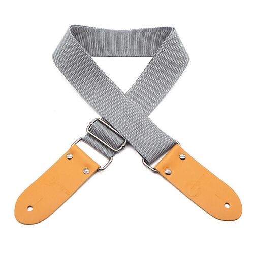 DSL Cotton Guitar Strap Grey