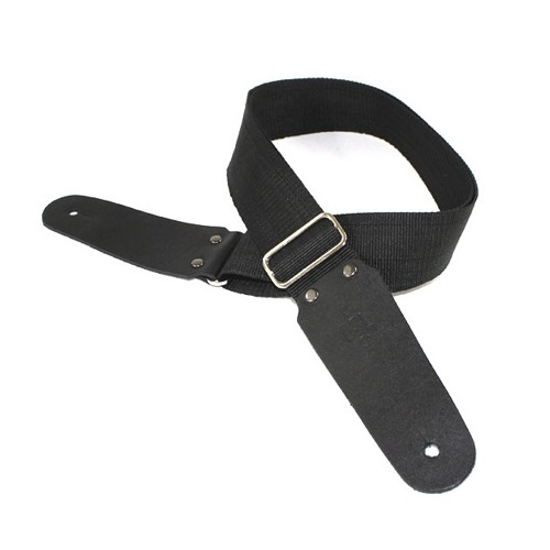 DSL Polypropylene Black Guitar Strap