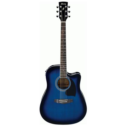 IBANEZ  Performance PF15ECE TBS Transparent Blue Acoustic Guitar