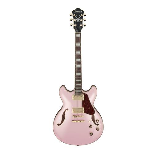 IBANEZ AS73G Artcore Hollow Body Rose Gold Metallic Flat Electric Guitar
