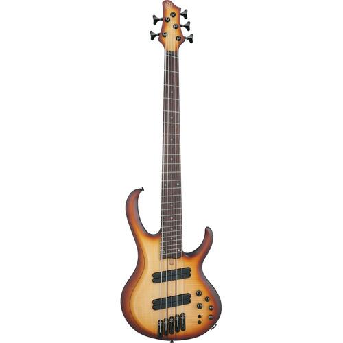 IBANEZ BTB705LM Natural Browned Burst Flat 5-String Bass Guitar