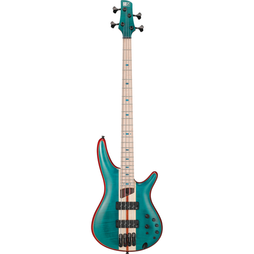 IBANEZ SR1420BCGL Premium 4 String Electric Bass Guitar Caribbean Green Low Gloss