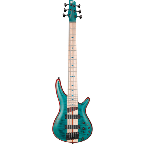 IBANEZ SR1426BCGL 6 String Electric Bass Guitar Caribbean Green Low Gloss