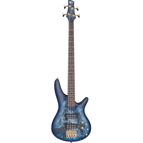 IBANEZ SR300EDX CZM 4 String Electric Bass Guitar Cosmic Blue Frozen Matte