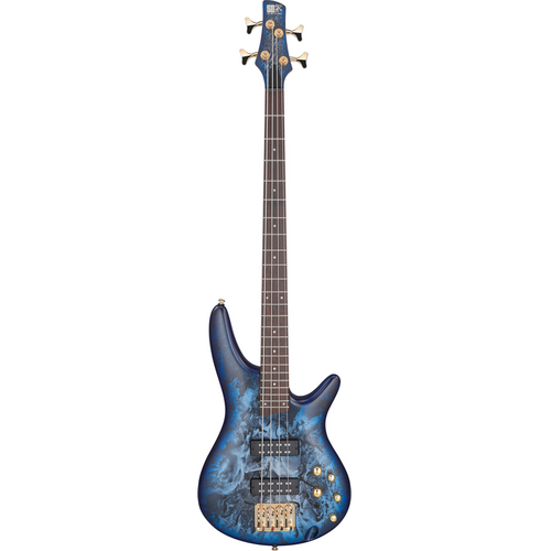 IBANEZ SR300EDXCZM 4 String Electric Bass Guitar Cosmic Blue Frozen Matte