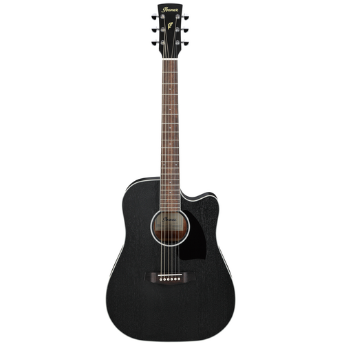 IBANEZ PF16MWCEWK Electro Acoustic Guitar Weathered Black Open Pore