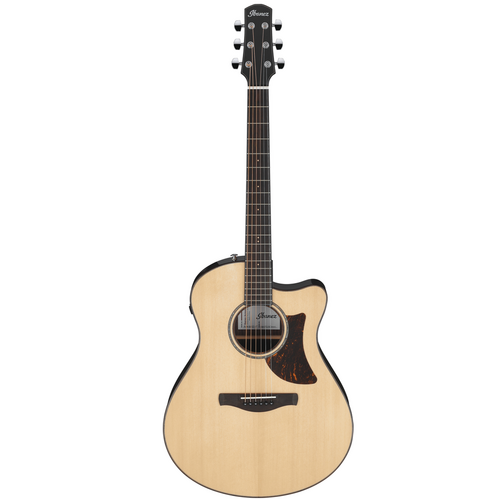 IBANEZ AAM380CE Electro Acoustic Guitar Natural High Gloss