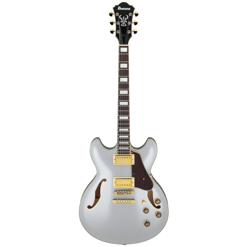 IBANEZ AS73G Moonstone Silver Flat Artcore Semi-Hollowbody Electric Guitar
